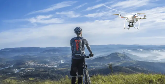 best drones for mountain biking